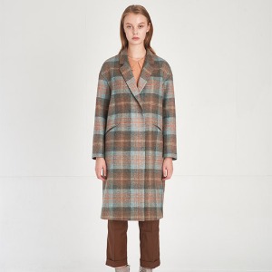 Classical British Pure Wool 100% Minimal Loose Fit Half-Coat [클래식 브리티쉬 울 100% 미니멀 디자인 루즈 핏 하프코트]